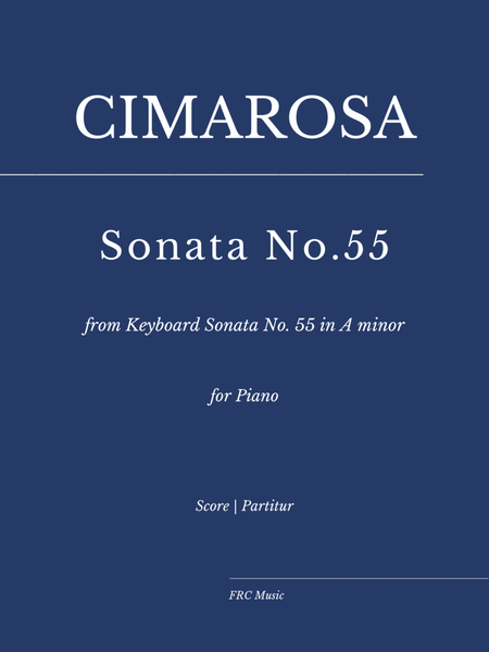 Cimarosa: Sonata No. 55 in A minor for Piano (as played by Víkingur Ólafsson) image number null