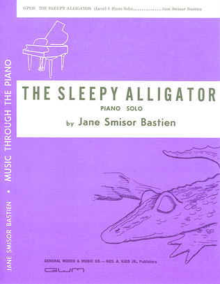Book cover for The Sleepy Alligator