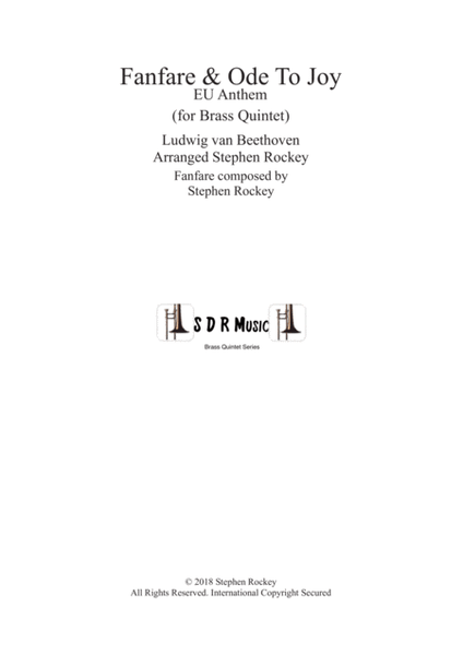 Fanfare and Ode To Joy for Brass Quintet image number null