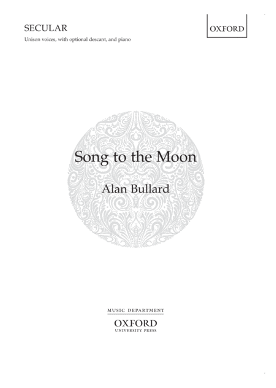 Song to the Moon Song to the Moon Unison Choir scores gallery preview page 1