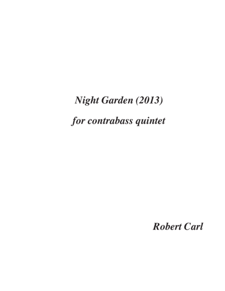 [Carl] Night Garden
