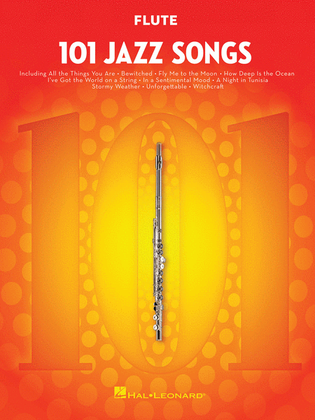 Book cover for 101 Jazz Songs for Flute