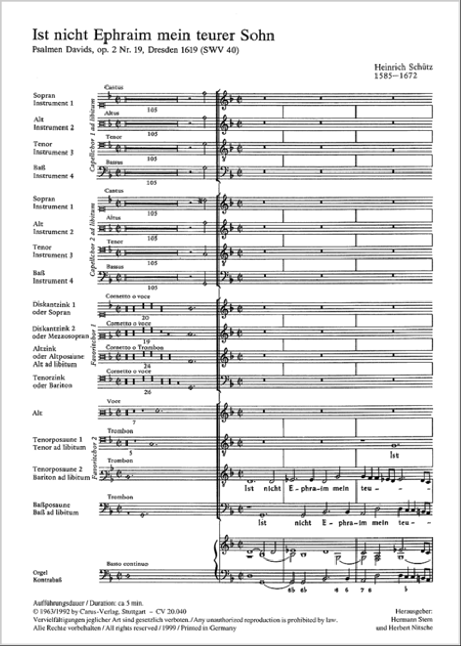 Is Ephraim my dear son? (Ist nicht Ephraim mein teurer Sohn) 4-Part scores gallery preview page 22