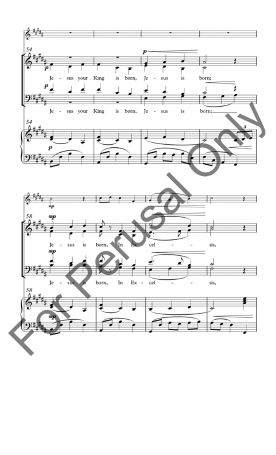 Beauty, Peace and Joy 4-Part scores gallery preview page 9