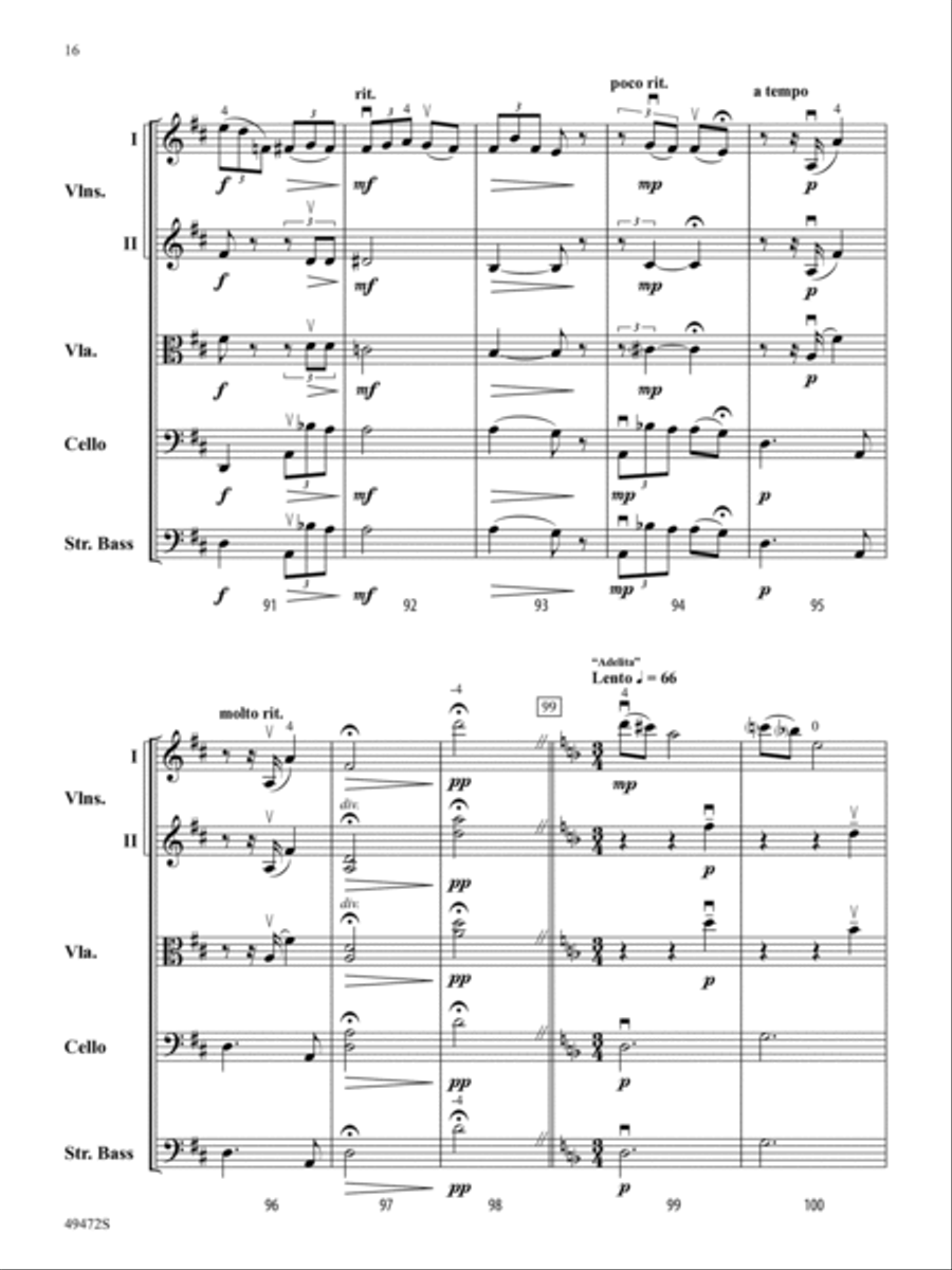 Fantasía Española String Orchestra scores gallery preview page 17