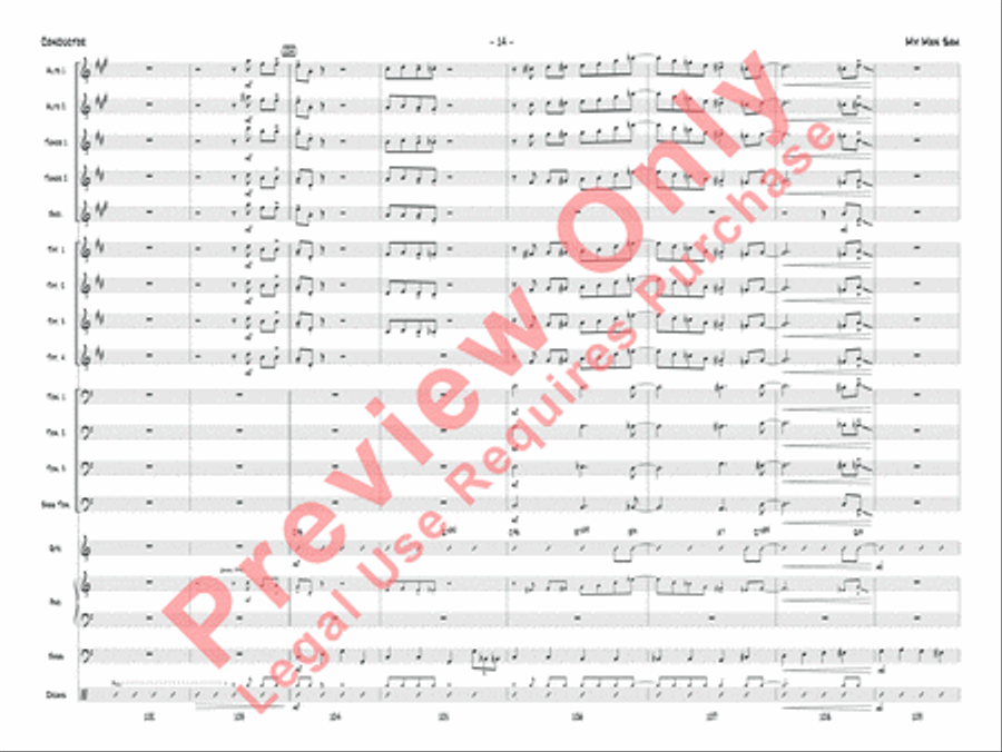 My Man Sam 3-Part scores gallery preview page 17