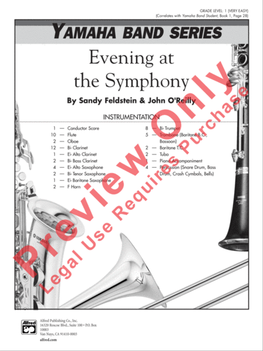Evening at the Symphony Evening at the Symphony Concert Band scores gallery preview page 2