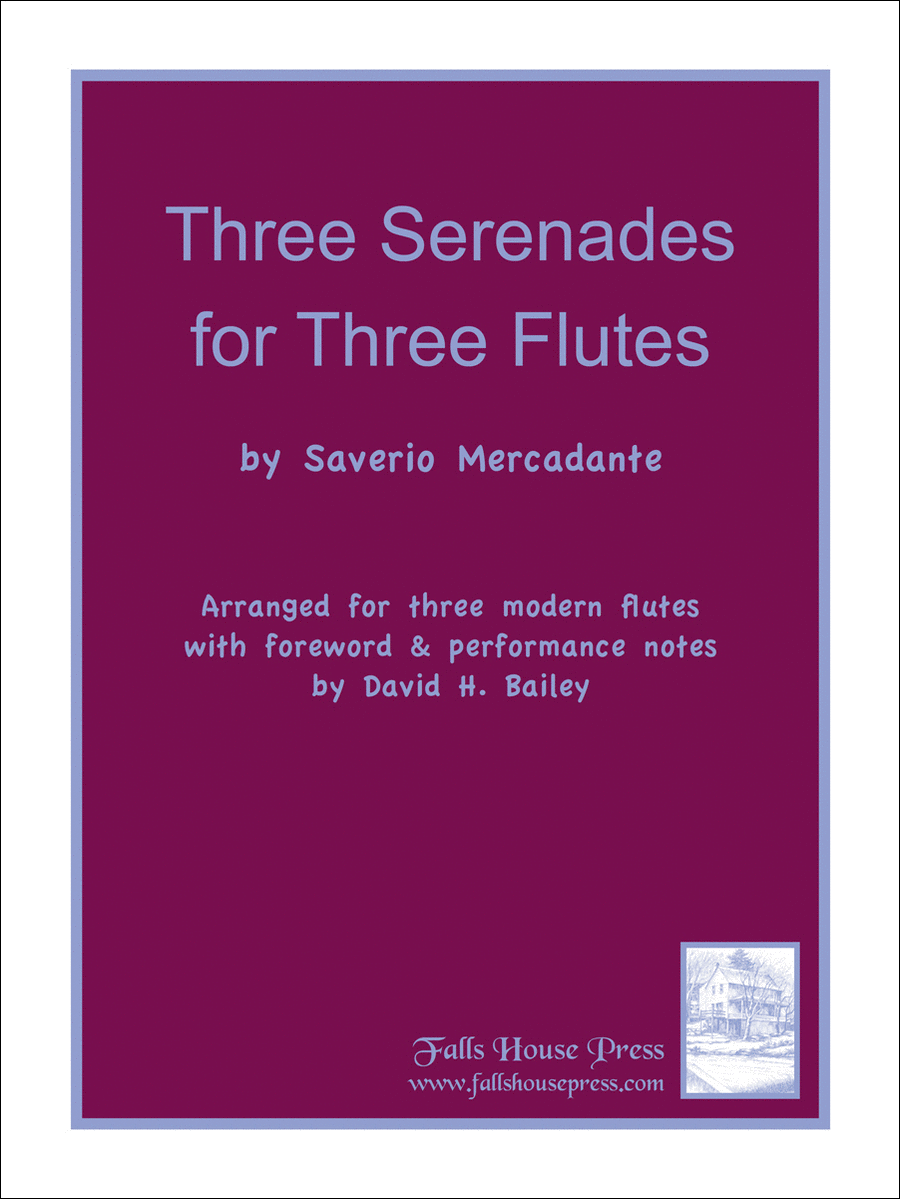 Three Serenades for Three Flutes Flute Trio scores gallery preview page 1