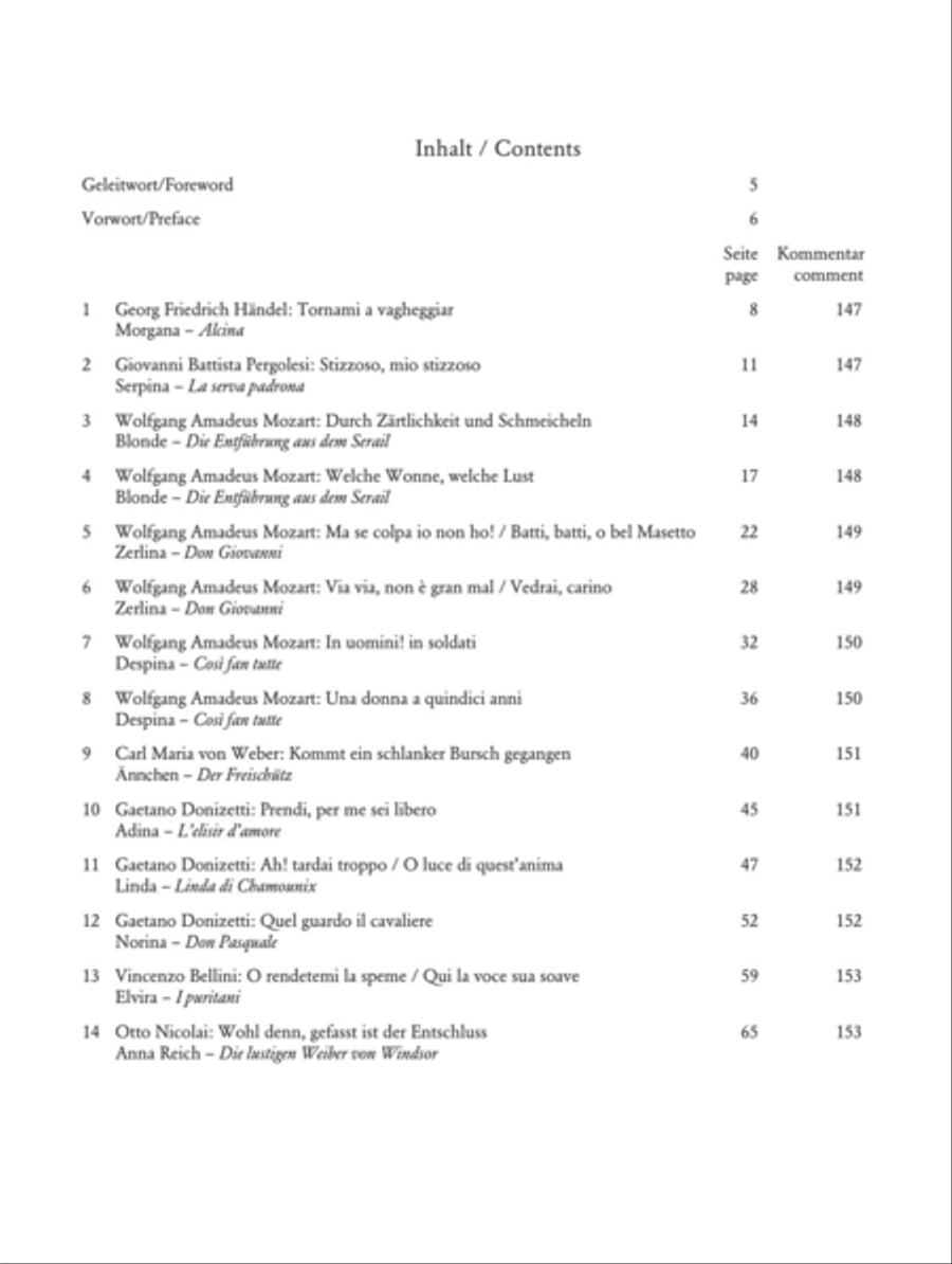 OperAria Soprano Volume 1: lyrisch-Koloratur Piano, Vocal scores gallery preview page 2