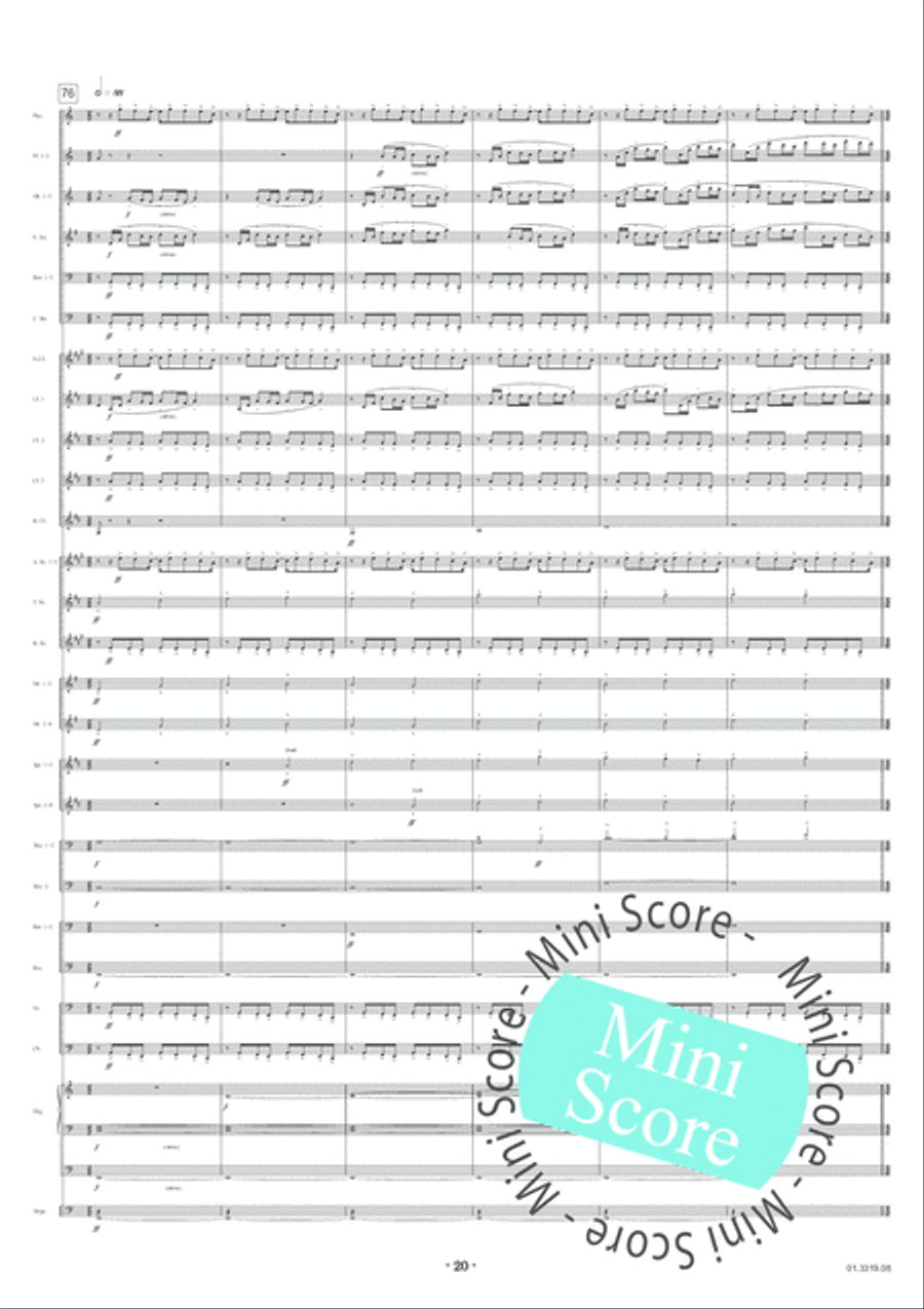 Feste Romane Concert Band scores gallery preview page 24