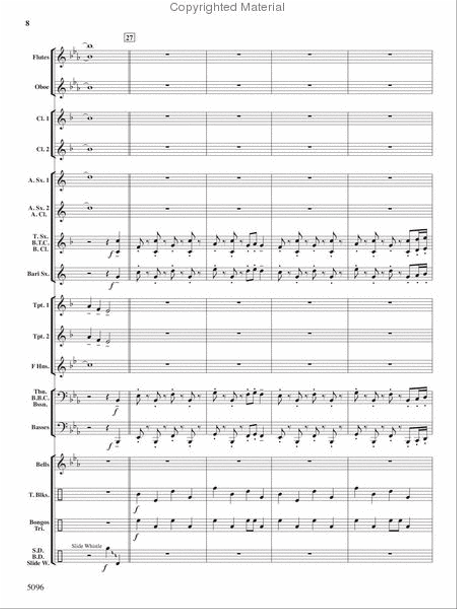 Portly Penguin Parade Concert Band scores gallery preview page 7