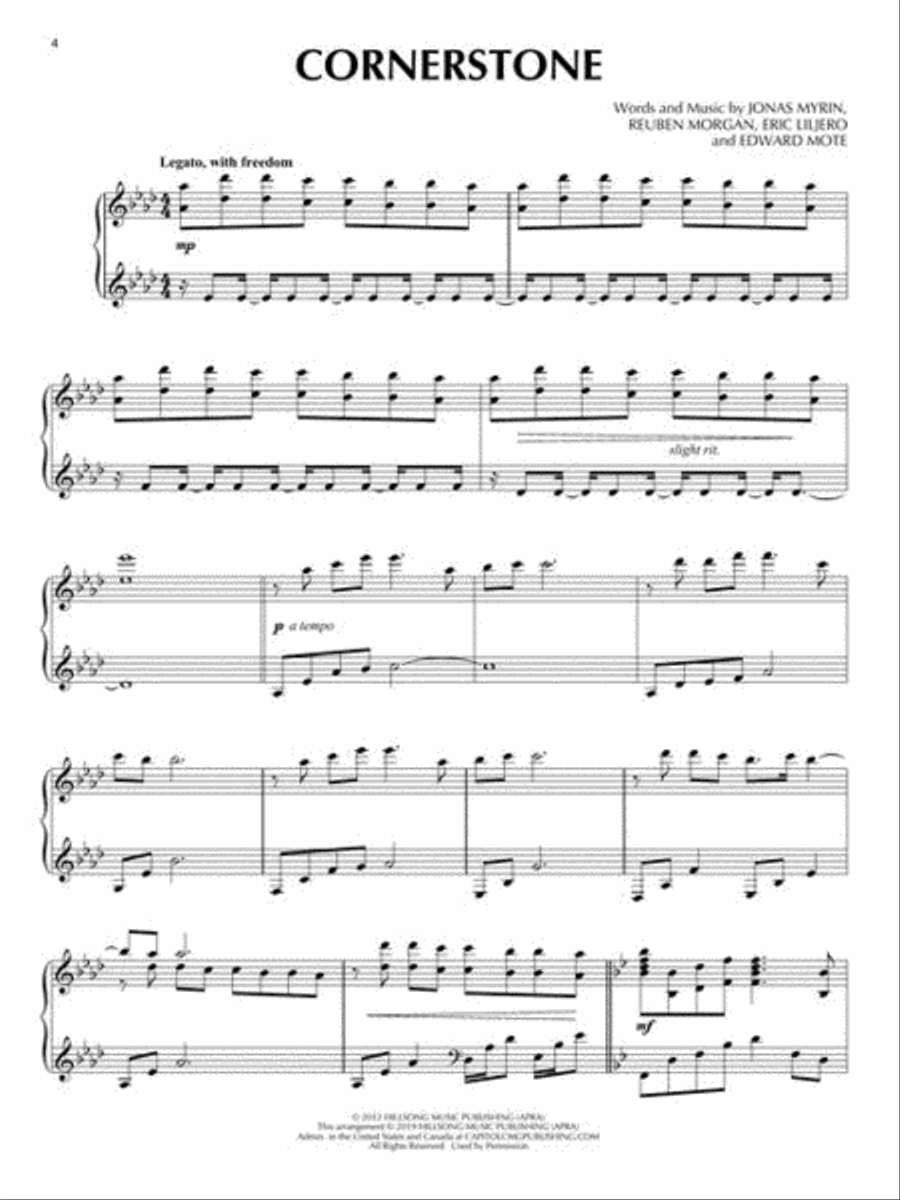 Hillsong Worship Favorites – 2nd Edition Piano Solo scores gallery preview page 6