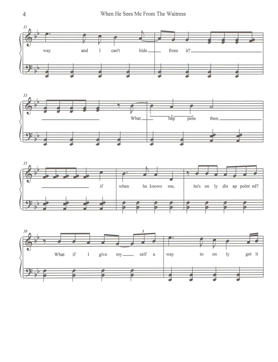 When He Sees Me When He Sees Me Small Ensemble scores gallery preview page 4