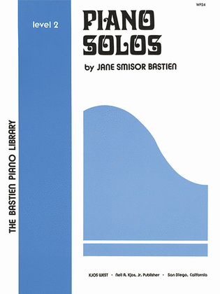Book cover for Piano Solos, Level 2