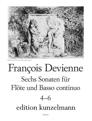 Sonatas 4-6 for flute and basso continuo
