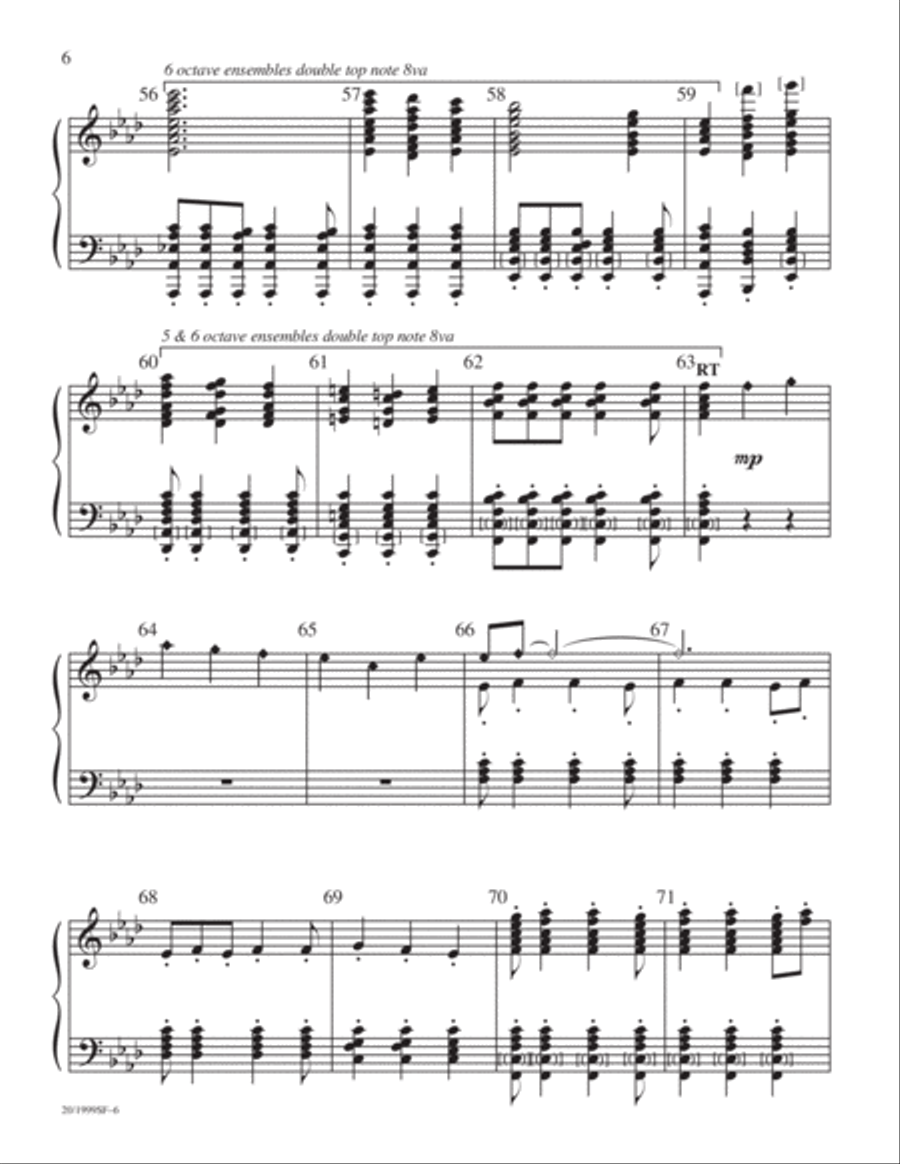 Greensleeves Handbell Choir scores gallery preview page 6