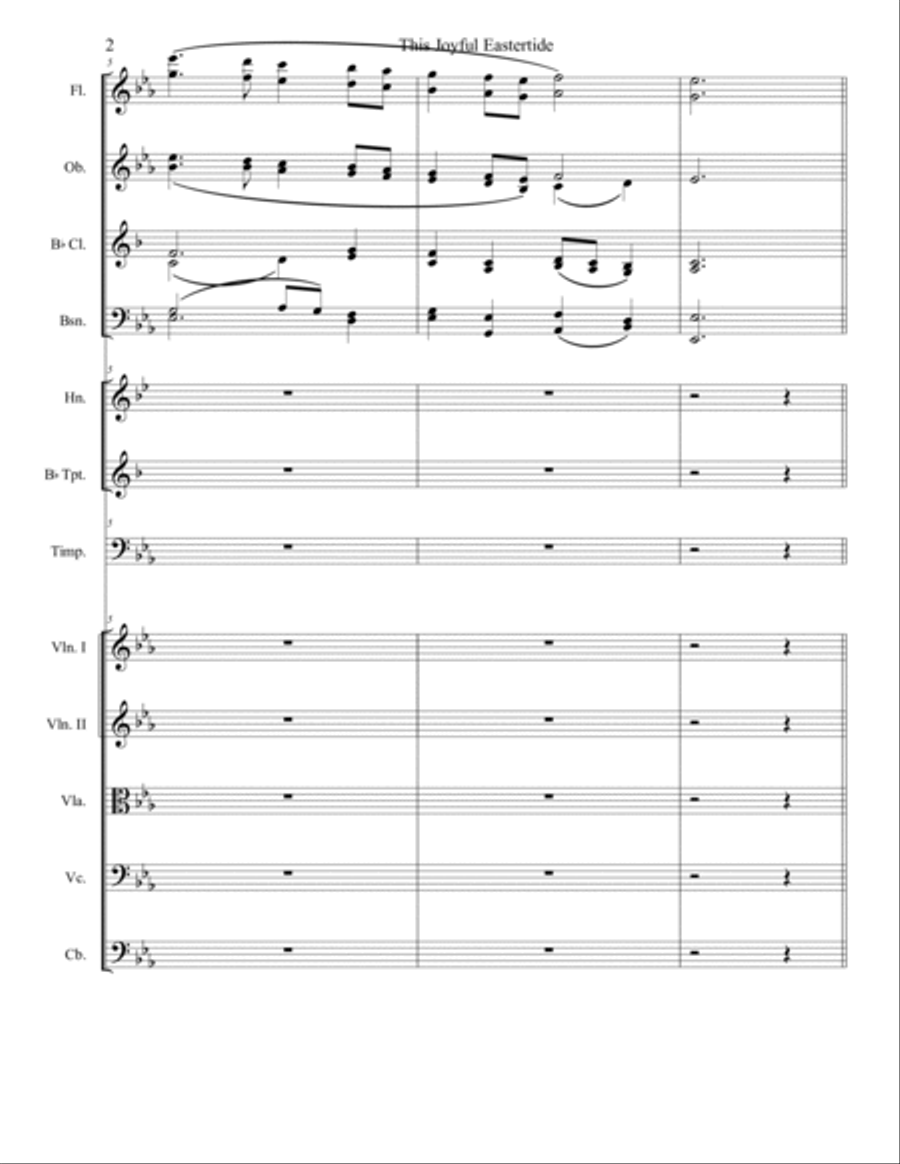 This Joyful Eastertide Full Orchestra scores gallery preview page 4