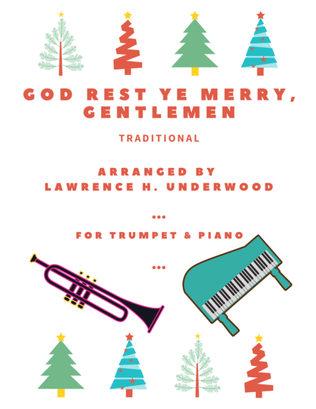 Book cover for God Rest Ye Merry, Gentlemen for Solo Trumpet
