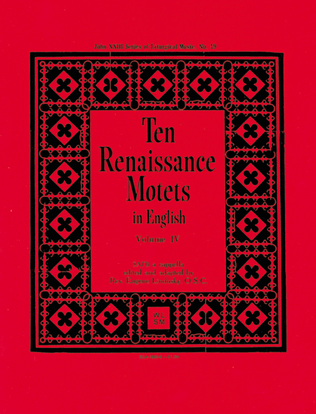 Ten Renaissance Motets in English Vol. 4