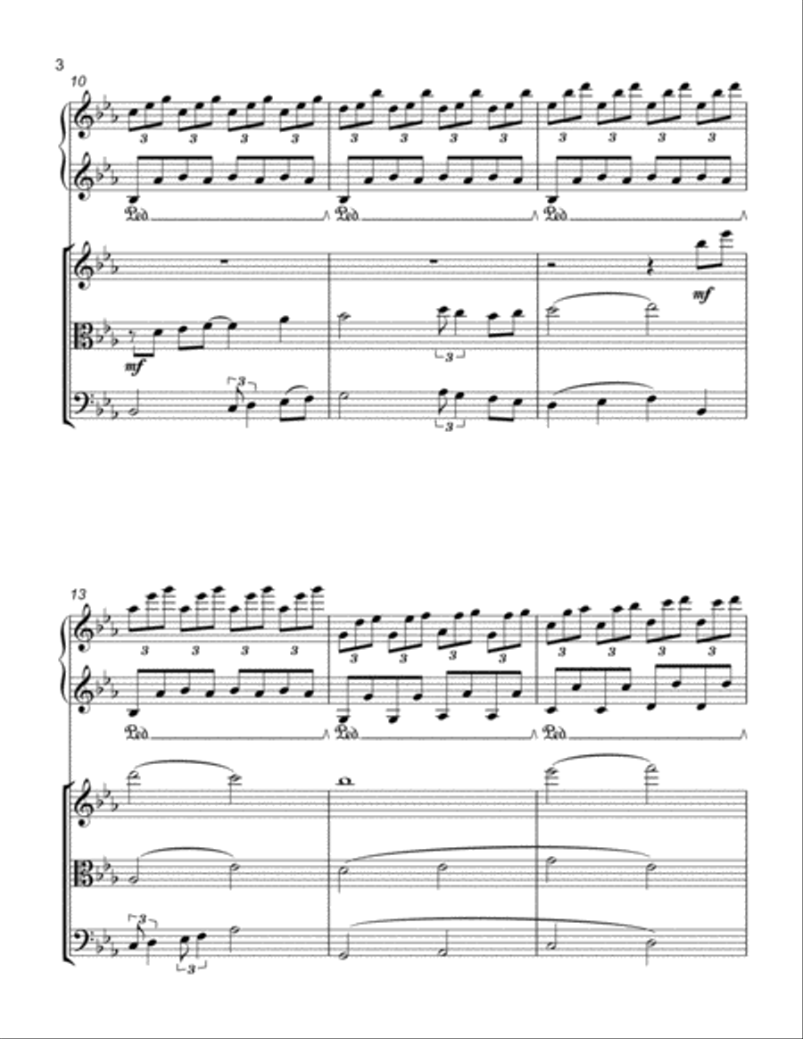 Burst of Air (2014-15) Piano Quartet scores gallery preview page 4