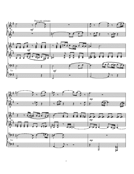 Vocalise 1 Piano 6 Hands Trio