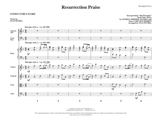 Resurrection Praise (arr. Stan Pethel) - Full Score