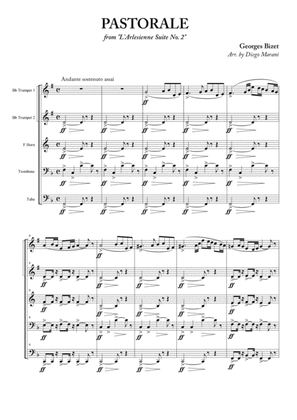 Pastorale from "L'Arlesienne Suite No. 2" for Brass Quintet