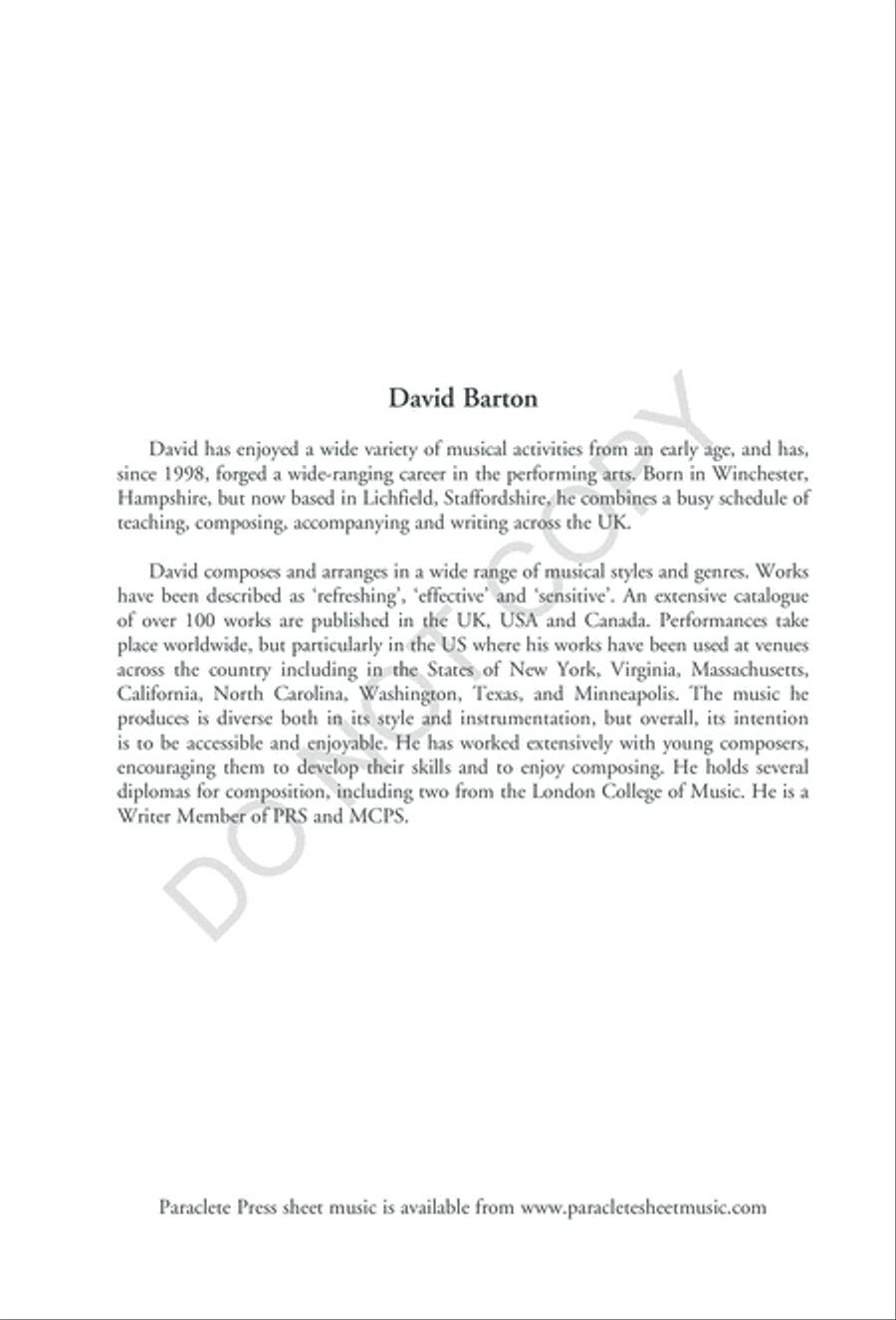 The King of Love 4-Part scores gallery preview page 3