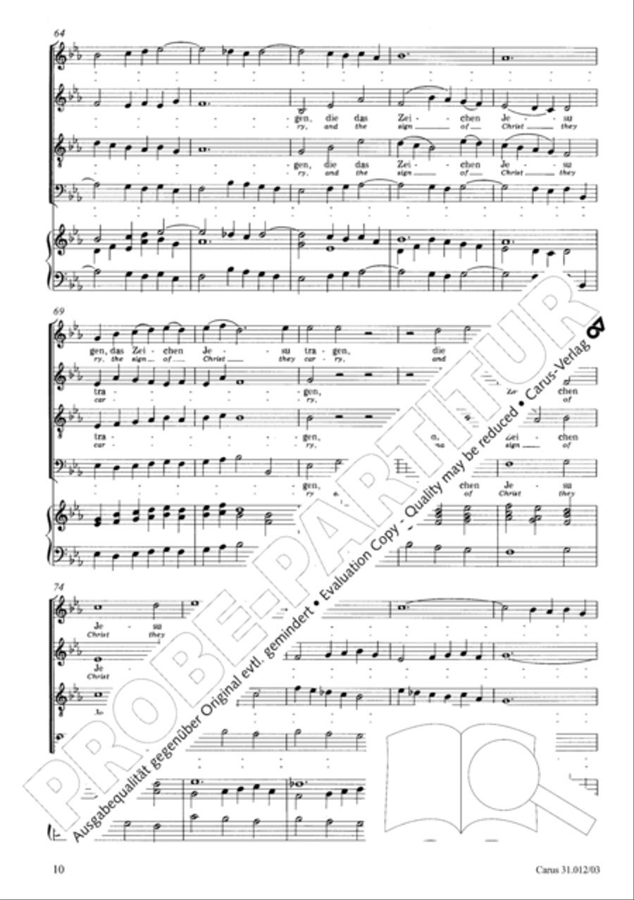 Weeping, crying, sorrow, sighing (Weinen, Klagen, Sorgen, Zagen) ATB scores gallery preview page 11