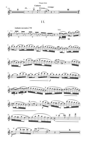 Concerto in G for flute and orchestra image number null