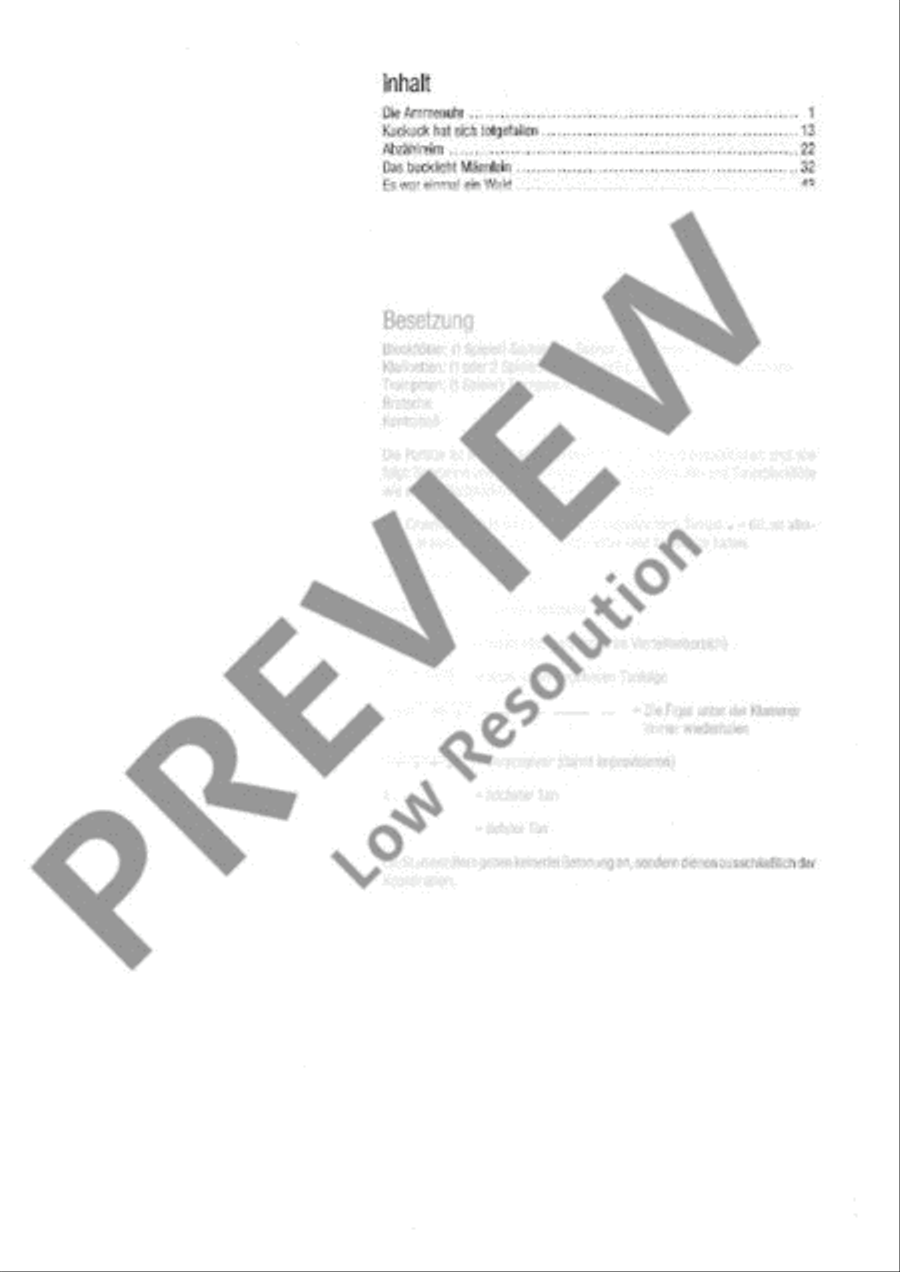 5 Kinderreime Recorder scores gallery preview page 3