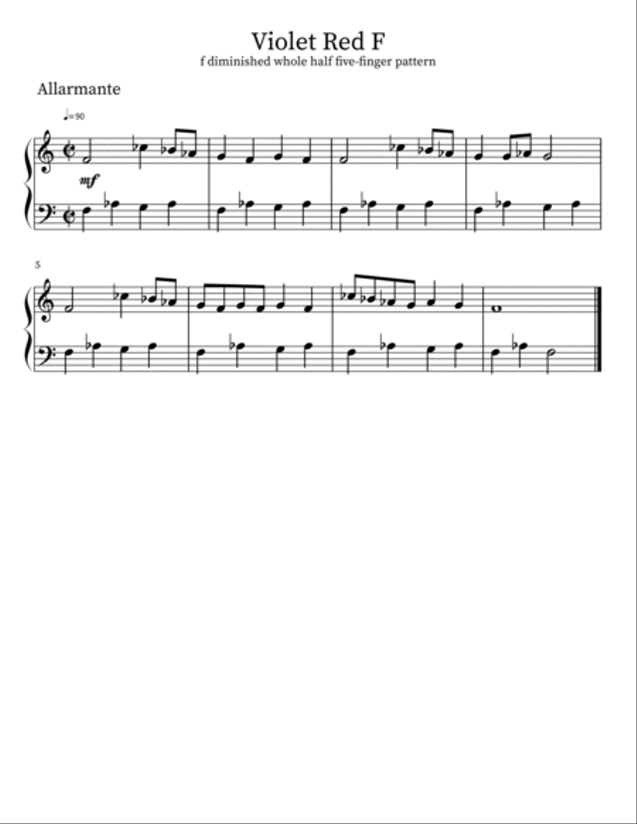 Can Dee Color Sweet Can Dee Color Sweet Easy Piano scores gallery preview page 5