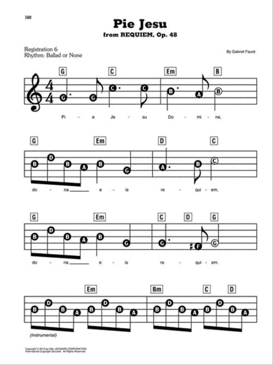 75 Light Classical Songs Electronic Keyboard scores gallery preview page 5