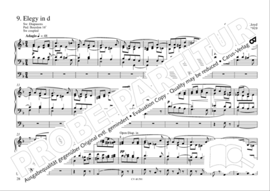 Free Organ Music from the Romantic Period, Vol. III (Freie Orgelmusik der Romantik, Band III) Organ scores gallery preview page 29