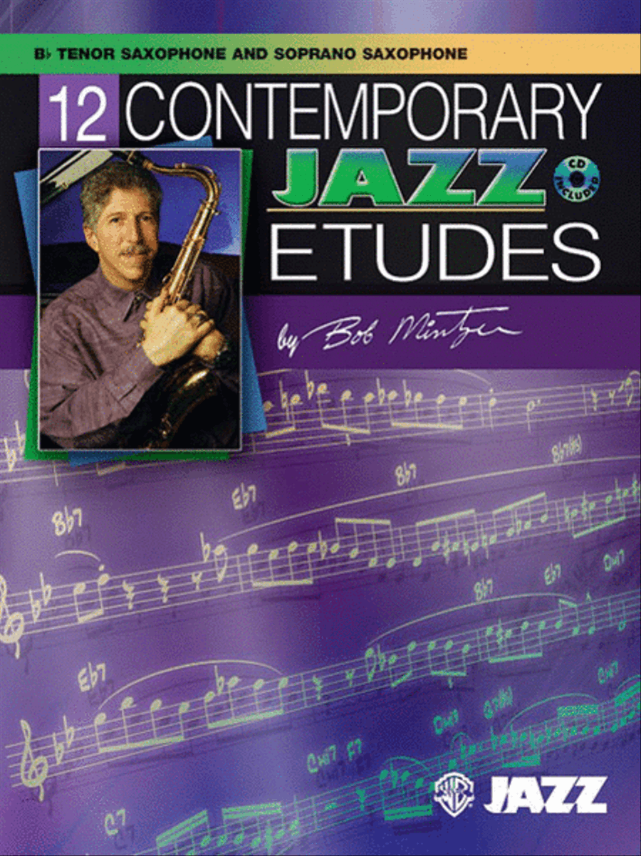 12 Contemporary Jazz Etudes Tenor Saxophone scores gallery preview page 1