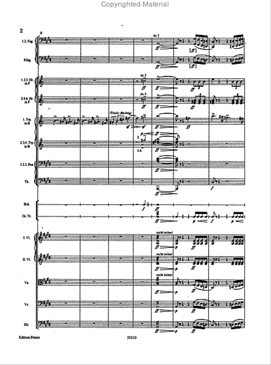 Symphony No. 5 String Orchestra scores gallery preview page 3
