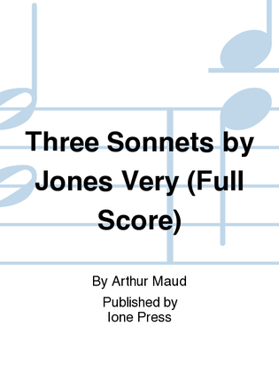 Three Sonnets by Jones Very (Full Score)