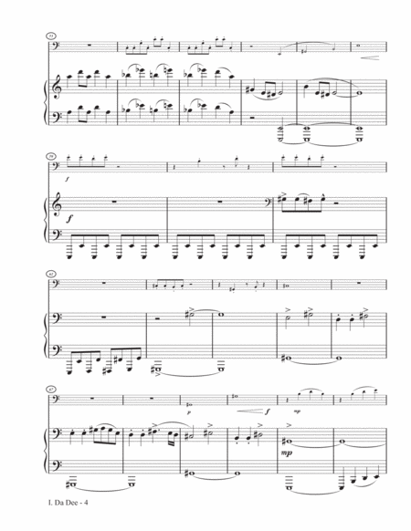 TROMBONE SONATA Piano - Digital Sheet Music