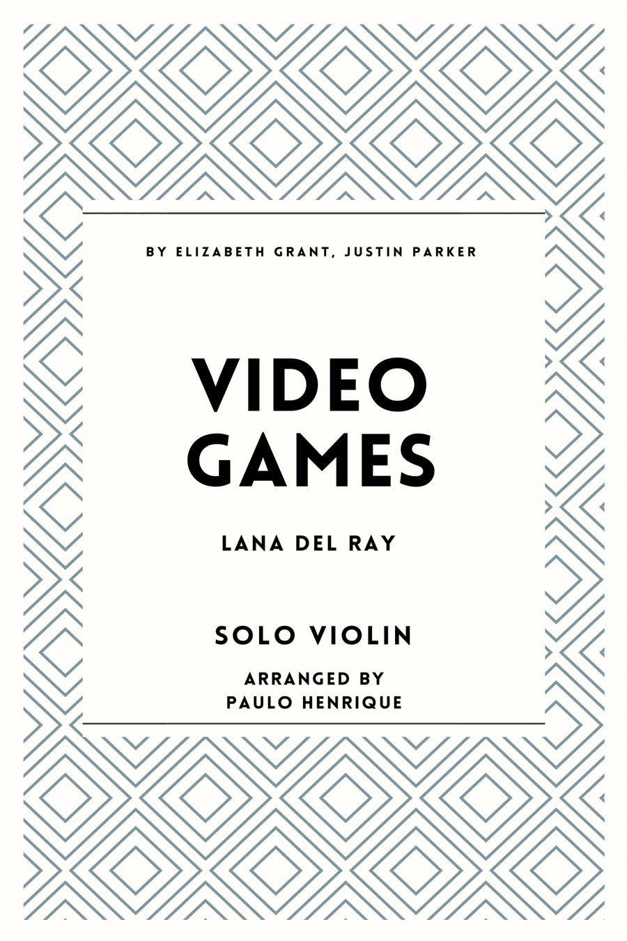 Video Games Violin Solo scores gallery preview page 1