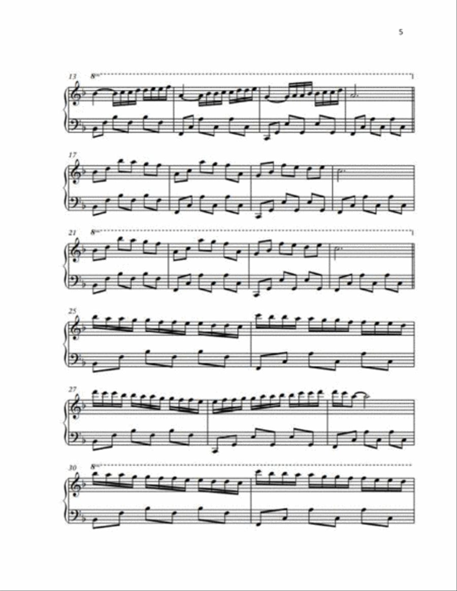 The Notes That Fell The Notes That Fell Piano Solo scores gallery preview page 6