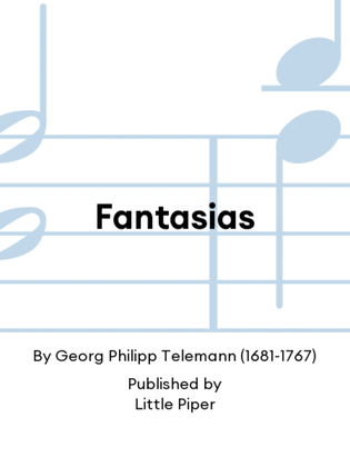 Book cover for Fantasias