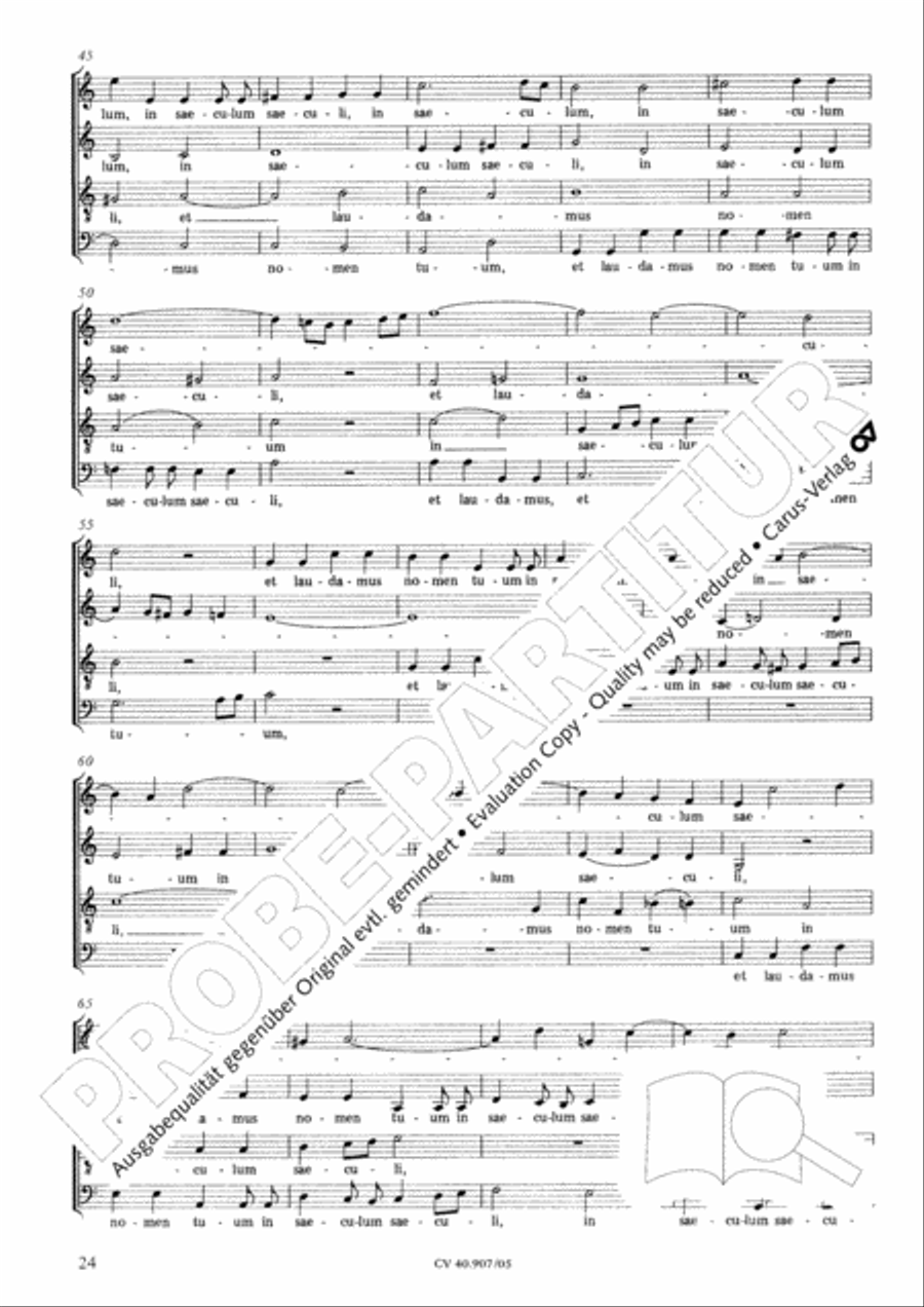 Te Deum 4-Part scores gallery preview page 25
