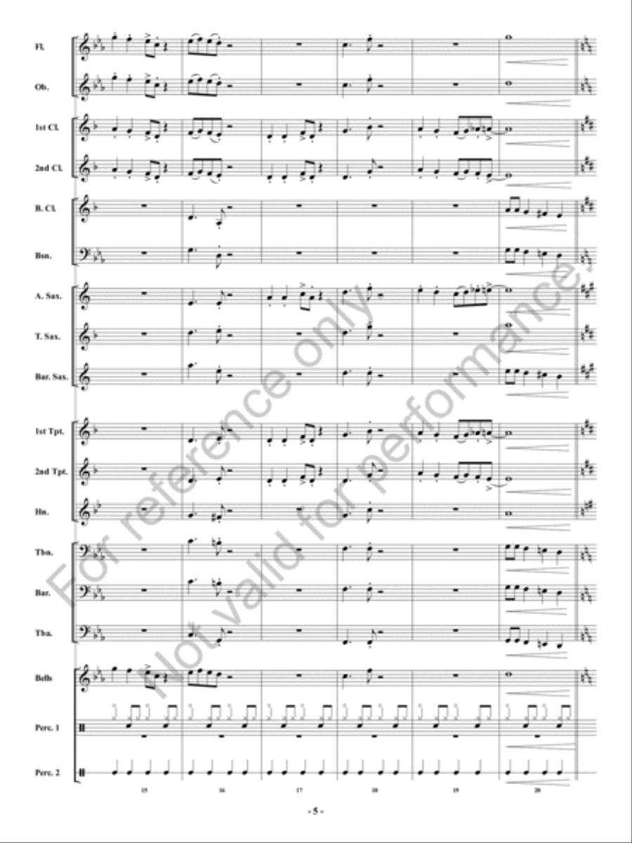 Dancer Takes The Lead! Dancer Takes The Lead! Concert Band scores gallery preview page 6