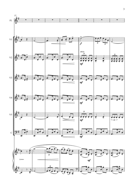 La Paloma - Sebastian Yradier, For Small Music Ensemble image number null