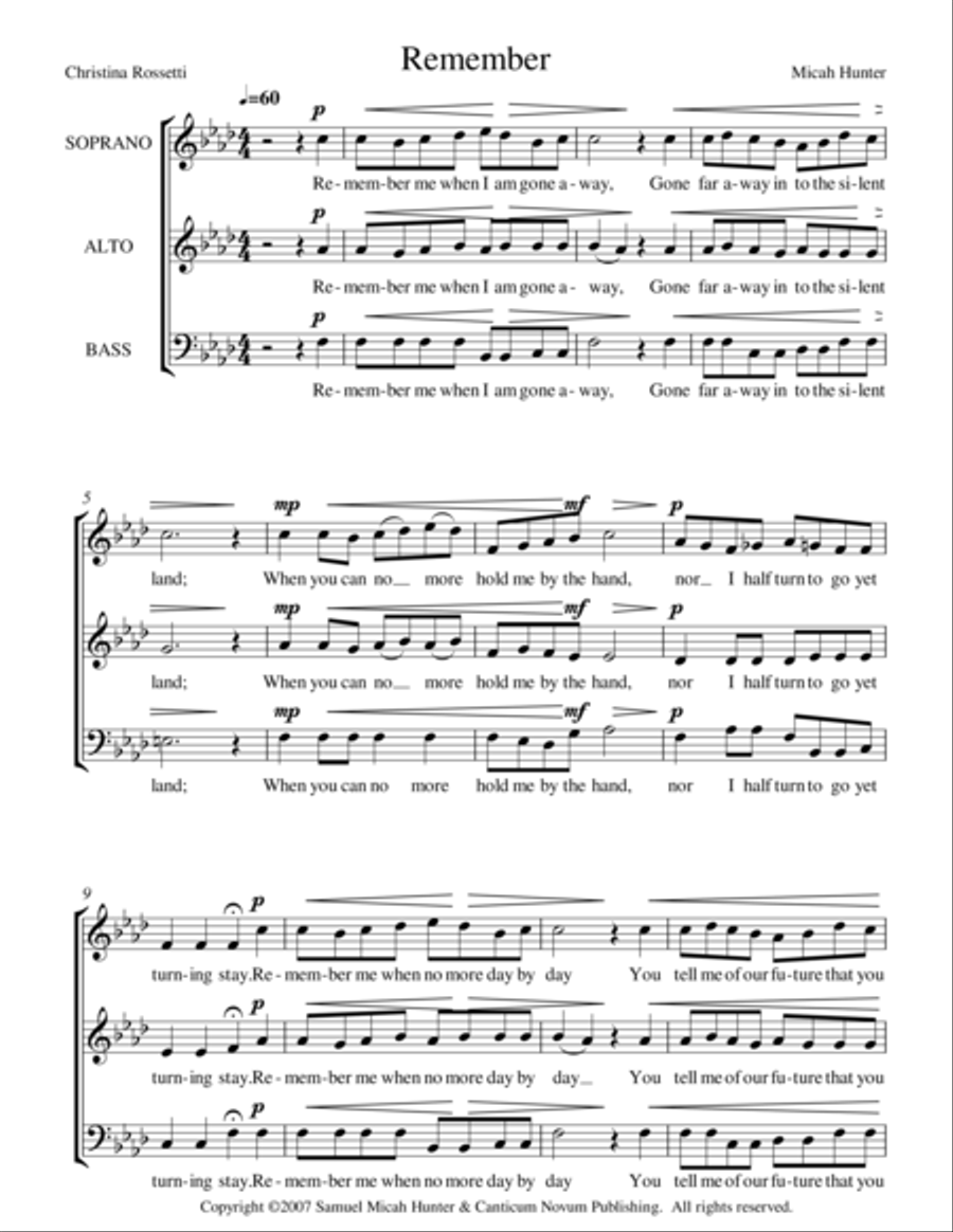 Remember 3-Part scores gallery preview page 1