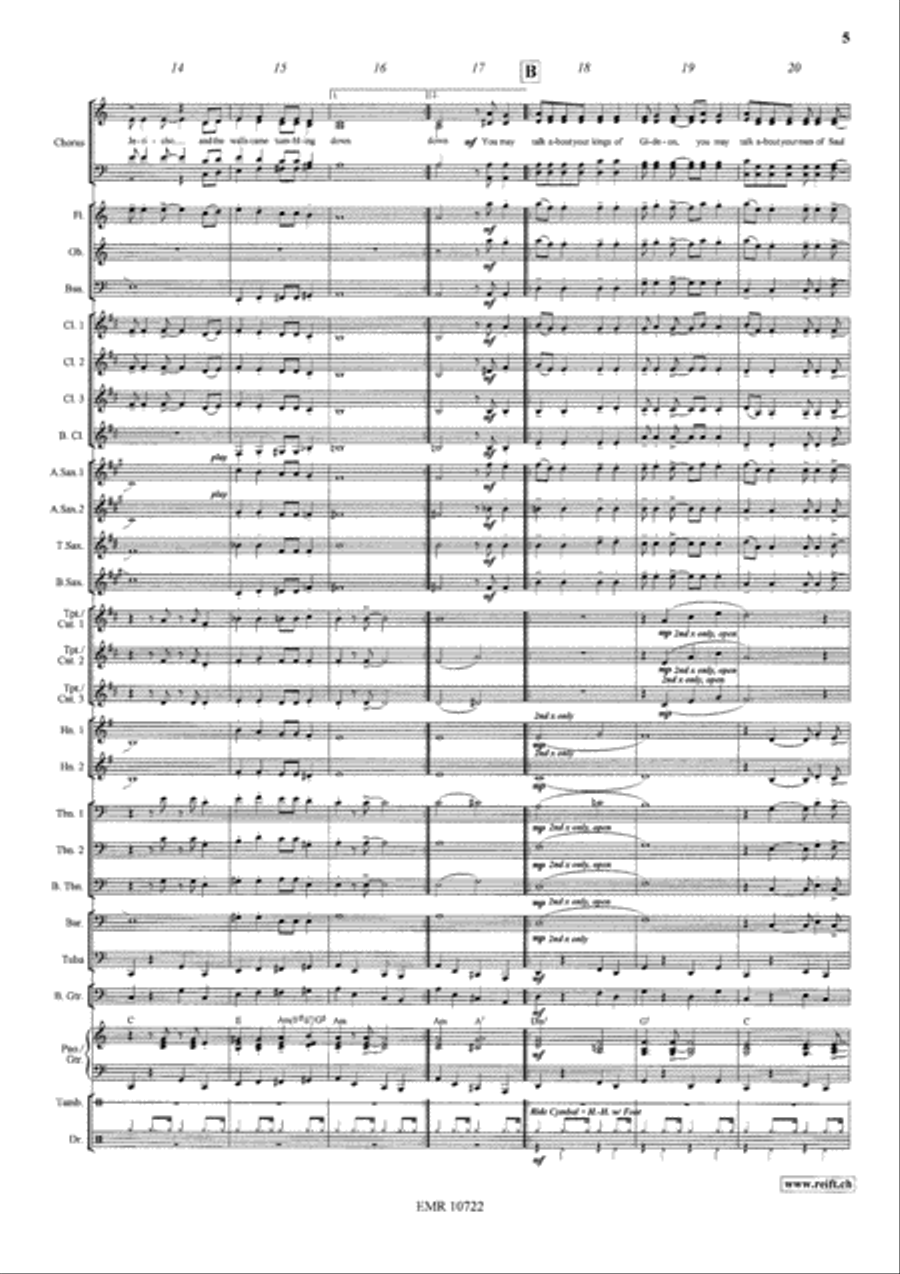 Jericho 4-Part scores gallery preview page 6