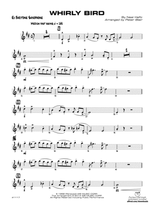 Whirly Bird: E-flat Baritone Saxophone
