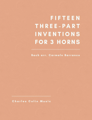 Fifteen Three Part Inventions