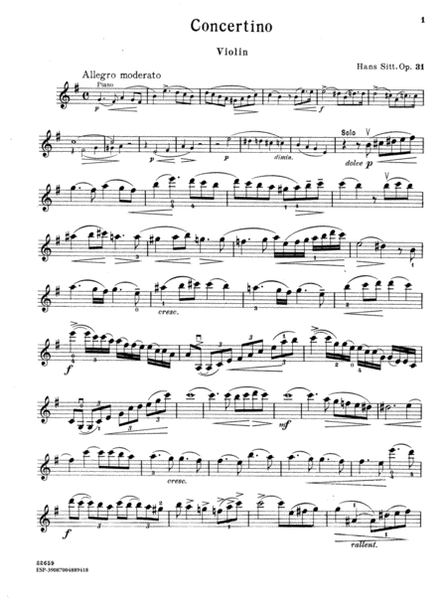 Concertino, Op. 31 in e minor