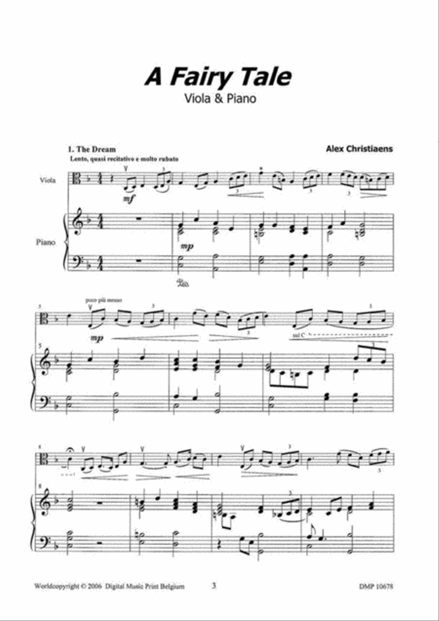 A Fairy Tale Piano Accompaniment scores gallery preview page 2
